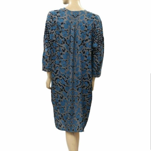 ZADIG & VOLTAIRE ~ Raita Leo Print Shirt Dress with Single Button Pop Over Style - Picture 3 of 12